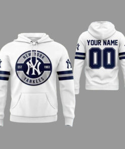 Custom Name and Number Newyork Yankees X Hockey Jersey Night 2026 Hoodie