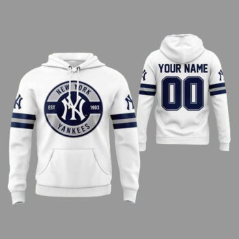 Custom Name and Number Newyork Yankees X Hockey Jersey Night 2026 Hoodie