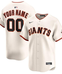 Custom Name and Number San Francisco Giants 2026 Home Stadium Cream Baseball Jersey
