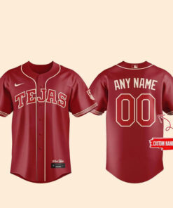 Custom Name and Number Texas Rangers City Connect 2026 Tejas Baseball Jersey