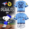 Custom Name and Number Toronto Blue Jays Peanuts Day 2026 Gameday Baseball Jersey 3 Custom Name and Number Toronto Blue Jays Peanuts Day 2026 Gameday Baseball Jersey