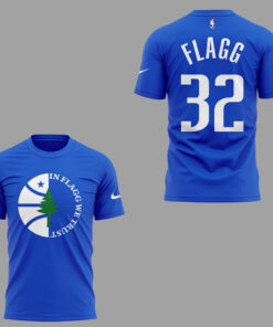 Dallas Mavericks 2026 In Flagg We Trust Number 32 Shirt