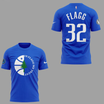 Dallas Mavericks 2026 In Flagg We Trust Number 32 Shirt