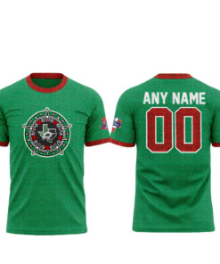 Dallas Stars Noche Mexicana 2026 Green Personalized T-Shirt