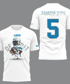 Detroit Lions Thank You David Montgomery 2026 Shirt