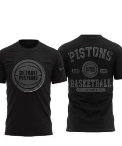 Detroit Pistons Back in Black 2026 Shirt