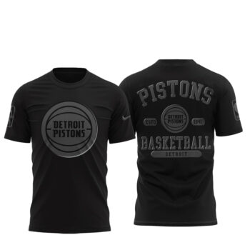 Detroit Pistons Back in Black 2026 Shirt