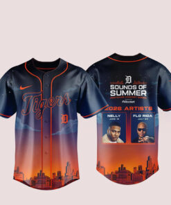 Detroit Tigers Sounds Of Summer 2026 Postgame Concert Series Baseball Jersey