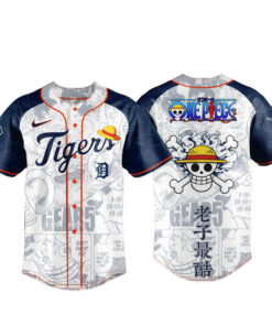 Detroit Tigers x One Piece Night 2026 Game Baseball Jersey