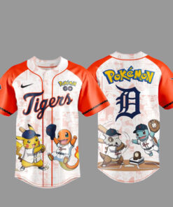 Detroit Tigers x Pokemon 2026 Baseball Jersey