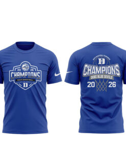 Duke Blue Devils 2026 ACC Men’s Basketball Tournament Champions Shirt