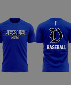 Duke Blue Devils Baseball 2026 Jesus Won Game 1 On Deck Shirt