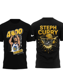 Golden State Warriors Stephen Curry 4000 Threes Pointers And Counting 2026 Shirt