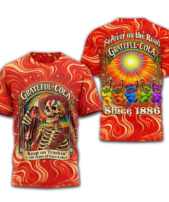 Grateful Dead Coca-Cola Keep on Truckin 140 Years T-Shirt