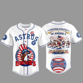 Houston Astros Freedom 250 USA Anniversary Baseball Jersey