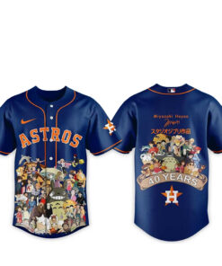 Houston Astros Miyazaki Hayao 40 Years Of Studio Ghibli 2026 Baseball Jersey