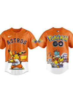 Houston Astros Pokemon Go Night 2026 Game Baseball Jersey