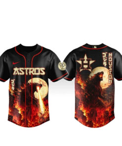 Houston Astros x Godzilla King of Monsters Baseball Jersey