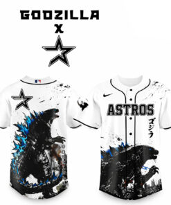 Houston Astros x Godzilla Monster Baseball Jersey