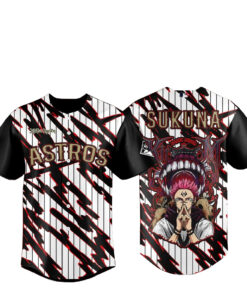 Houston Astros x Jujutsu Kaisen Night 2026 Sukuna Baseball Jersey