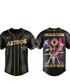Houston Astros x Kpop Demon Hunter 2026 Golden Baseball Jersey