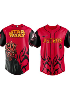 Houston Astros x Star Wars Maul Shadow Lord 2026 Baseball Jersey
