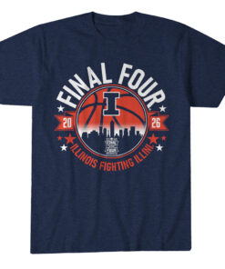 Illinois Fighting Illini MBB 2026 Final Four T-Shirt