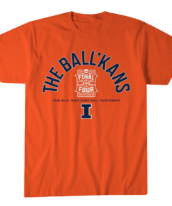 Illinois Fighting Illini MBB The Ball'kans 2026 Final Four T-Shirt