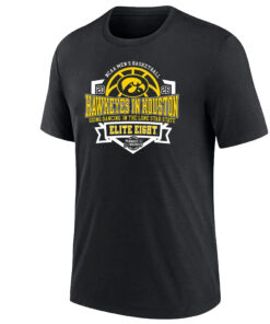 Iowa Hawkeyes 2026 NCAA Men’s Basketball Hawkeyes In Houston Going Dancing In The Lone Star State Elite Eight T-Shirt