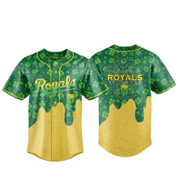 Kansas City Royals Happy St Patrick’s Day 2026 Baseball Jersey