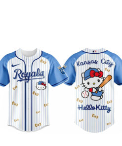 Kansas City Royals x Hello Kitty 2026 And Sanrio World Baseball Jersey