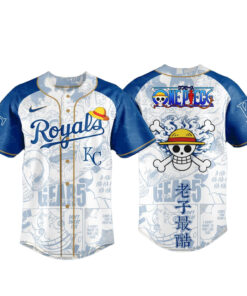 Kansas City Royals x One Piece Night 2026 Game Baseball Jersey