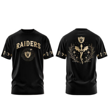 Las Vegas Raiders Fourth Wings Night All Dark 2026 Shirt