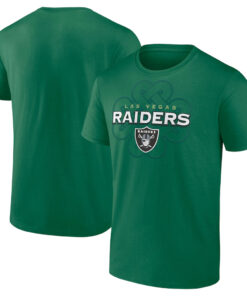 Las Vegas Raiders Green Celtic Luck T-Shirt