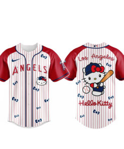 Los Angeles Angels x Hello Kitty 2026 And Sanrio World Baseball Jersey