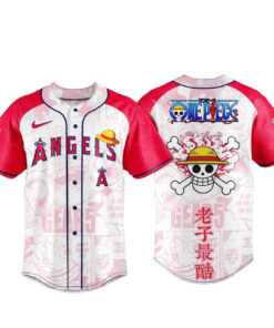 Los Angeles Angels x One Piece Night 2026 Game Baseball Jersey