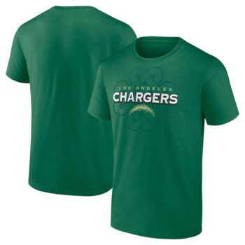 Los Angeles Chargers Green Celtic Luck T-Shirt