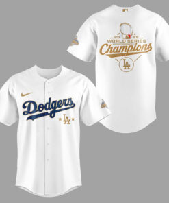 Los Angeles Dodgers 2025-26 World Series Champions Baseball Jersey