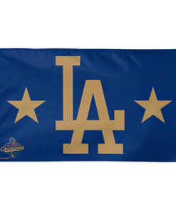 Los Angeles Dodgers 2026 Gold Collection Champions Flag