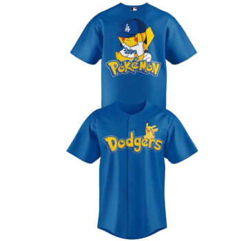 Los Angeles Dodgers Happy Pokémon Day 2026 Baseball Jersey