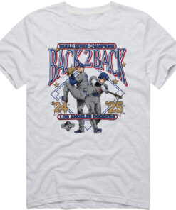 Los Angeles Dodgers Shohei Ohtani 2026 Gold Collection Back-to-Back World Series Champions T-Shirt