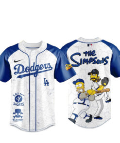 Los Angeles Dodgers The Simpsons Eat My Shorts 2026 Baseball Jersey