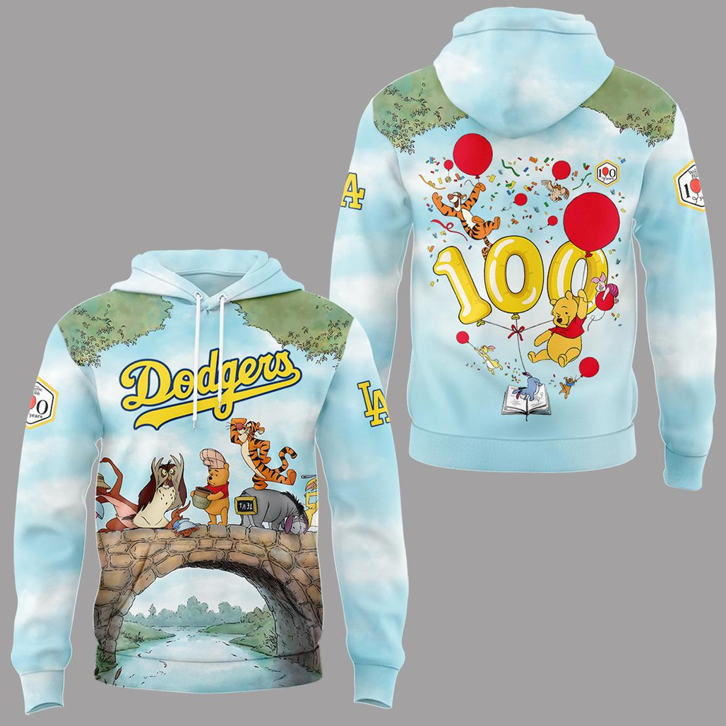 Los-Angeles-Dodgers-Winnie-Pooh-100th-Anniversary-2026-Hoodie.jpg Los Angeles Dodgers Winnie Pooh 100th Anniversary 2026 Hoodie