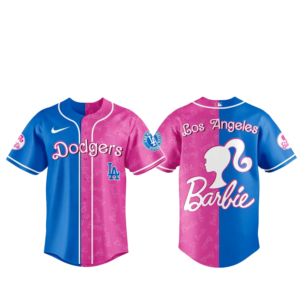 Los-Angeles-Dodgers-x-Barbie-Night-Game-2026-Baseball-Jersey.jpg Los Angeles Dodgers x Barbie Night Game 2026 Baseball Jersey