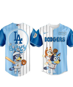 Los Angeles Dodgers x Bluey Fans Baseball Jersey