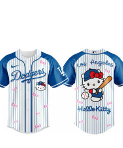 Los Angeles Dodgers x Hello Kitty 2026 And Sanrio World Baseball Jersey