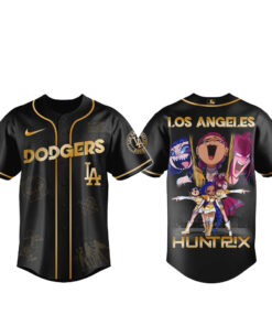 Los Angeles Dodgers x Kpop Demon Hunter 2026 Golden Baseball Jersey