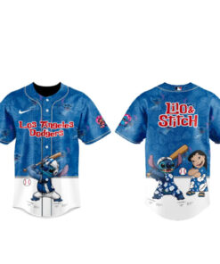 Los Angeles Dodgers x Lilo Stitch Night 2026 Baseball Jersey