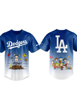 Los Angeles Dodgers x Peanuts Baseball Jersey