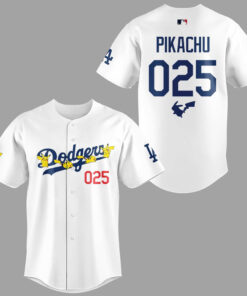 Los Angeles Dodgers x Pokemon 30th Anniversary 2026 Personalized Baseball Jersey
